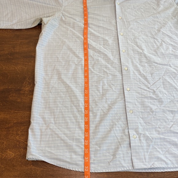 The Oxford Proper Cloth Plaid Button Down Long Sleeve Shirt, Men's 2XL - Picture 6 of 8